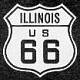 U.S. Route 66 in Scumble River, Illinois